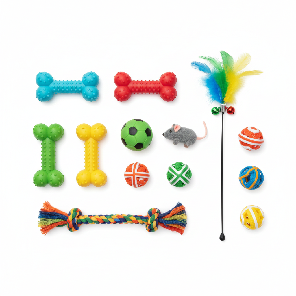 Chew & Fetch Toy Set
